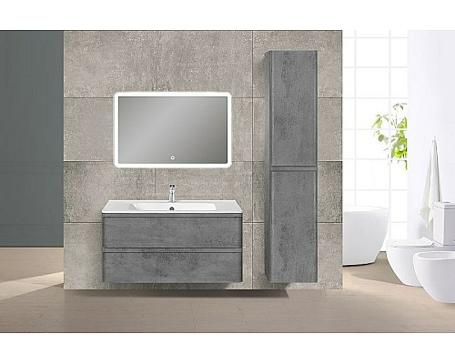 Тумба под раковину Vincea Vico 100 VMC-2V100BT подвесная Beton