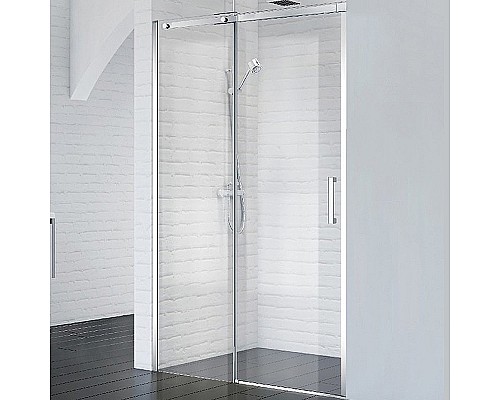 Душевая дверь BelBagno Acqua 140 ACQUA-BF-1-140-C-Cr профиль Хром стекло прозрачное