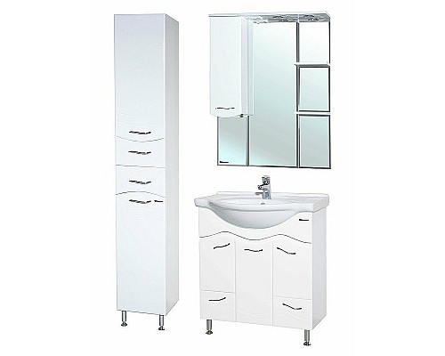 Шкаф пенал Bellezza Мари 35 4622904710012 Белый