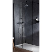 Душевая перегородка Jacob Delafon Serenity 100х200 Черный