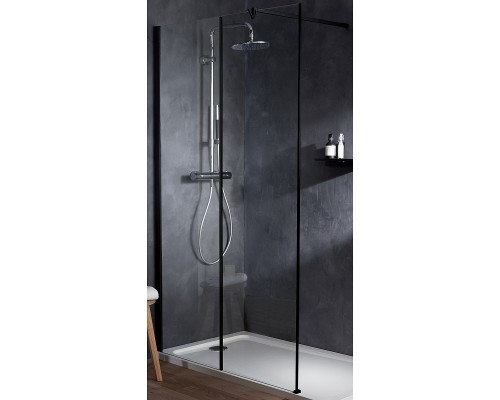 Душевая перегородка Jacob Delafon Serenity 100х200 Черный