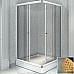 Душевой уголок Radomir 110x90 1-09-1-0-0-1221 профиль Белый стекло матовое