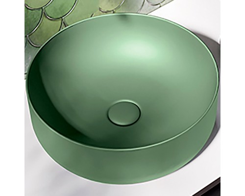 Раковина-чаша Kerasan Nolita 40 534411 Verde muschio