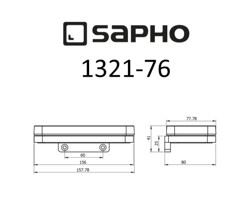 Мыльница Sapho Olymp 1321-76 Хром