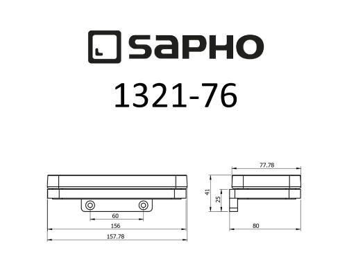 Мыльница Sapho Olymp 1321-76 Хром