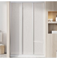 Душевая дверь Ravak Supernova ASDP3-130 профиль Белый витраж пластик Pearl