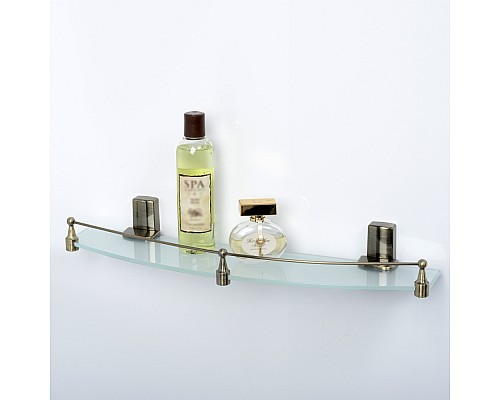 Полка стеклянная WasserKRAFT K-5244 с бортиком