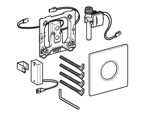 Система электронного управления смывом писсуара GEBERIT 116.031.21.5