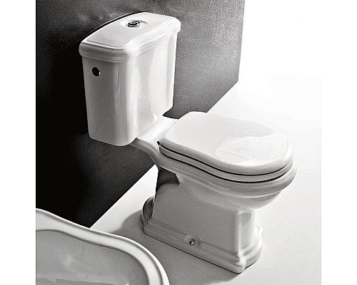 Механизм слива для бачка Kerasan 750990 3/6 л, цвет кнопки хром