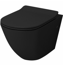 Унитаз Grossman GR-4411blackS подвесной Черный глянец с сиденьем Микролифт