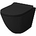 Унитаз Grossman GR-4411blackS подвесной Черный глянец с сиденьем Микролифт