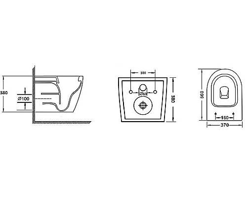 Унитаз Grossman GR-4411blackS подвесной Черный глянец с сиденьем Микролифт