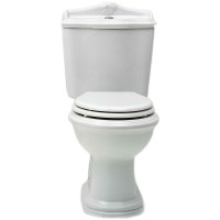 Унитаз компакт Azzurra Jubilaeum JUVCMP000000BI/(JUB100/MBP bi) без бачка и сиденья