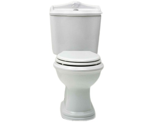 Унитаз компакт Azzurra Jubilaeum JUVCMP000000BI/(JUB100/MBP bi) без бачка и сиденья