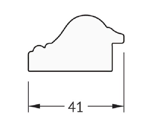 Зеркало Evoform Definite 91х71 Мельхиор
