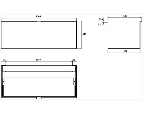 Тумба под раковиной Emco Vanity Units 120 9583 274 21 подвесная Белая глянцевая Тумба под раковиной Emco Vanity Units 120 9583 274 21 подвесная Белая глянцевая