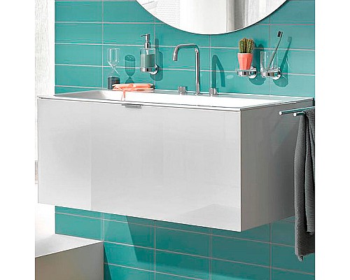 Тумба под раковиной Emco Vanity Units 120 9583 274 21 подвесная Белая глянцевая Тумба под раковиной Emco Vanity Units 120 9583 274 21 подвесная Белая глянцевая