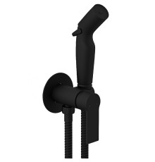 Гигиенический душ со смесителем Cersanit Brasko Black Черный матовый
