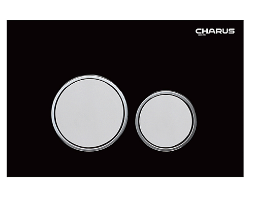 Клавиша для инсталляции CHARUS Bagliore FP.330.BLACK.10, черный бархат