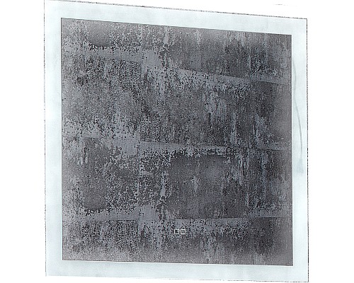 Зеркало Бриклаер Вега 85 4627125415319 с подсветкой с бесконтактным выключателем и часами