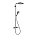 Душевой набор Hansgrohe с термостатом черный 27633340