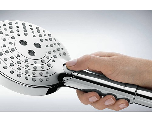 Душевой набор Hansgrohe с термостатом черный 27633340