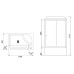 Душевая кабина Royal Bath 100x80 без гидромассажа