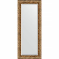 Зеркало Evoform Exclusive 135х55 BY 3514 с фацетом в багетной раме - Виньетка античная бронза 85 мм