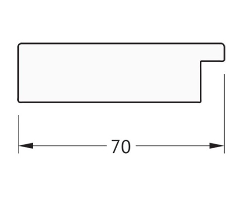 Зеркало Evoform Definite 96х76 BY 3275 в багетной раме - Соты алюминий 70 мм