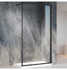 Душевая перегородка Veconi Korato KR-81В 100 KR81B-100-01-C7 Черный матовый