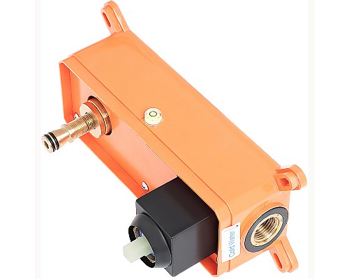 Смеситель для раковины Orange Lutz M04-722b Черный матовый