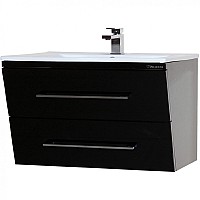 Тумба под раковину Bellezza Берта 90 4635215510042 подвесная Черная