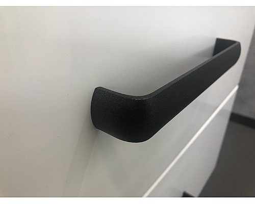 Тумба с раковиной Comforty Амстердам 75 00-00004668 подвесная Белая глянцевая