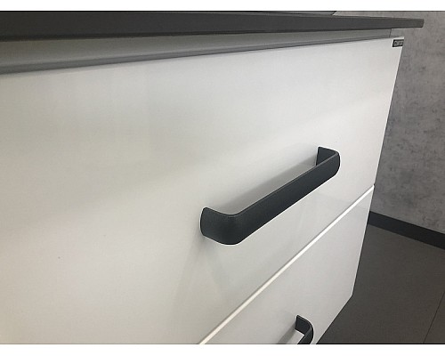 Тумба с раковиной Comforty Амстердам 75 00-00004668 подвесная Белая глянцевая