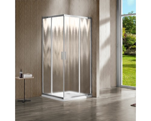 Душевой уголок Vincea Garda 120х80 VSS-1G8012CH профиль Хром стекло шиншилла