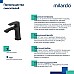 Смеситель для раковины Milardo Rora RORBL00M01 Черный матовый