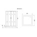 Душевая кабина Niagara Premium NG-6902-01Q BLACK 100x100