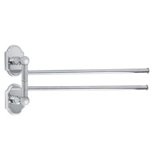 Полотенцедержатель двойной Veragio Stanford 33 поворотный, хром