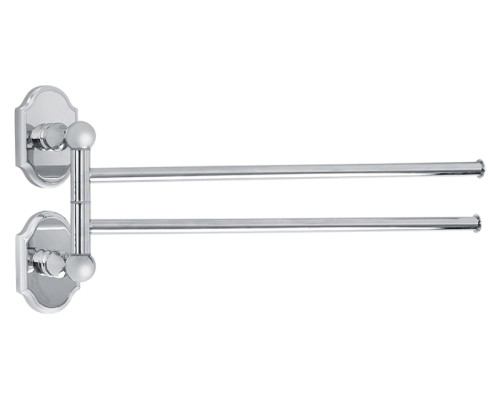 Полотенцедержатель двойной Veragio Stanford 33 поворотный, хром