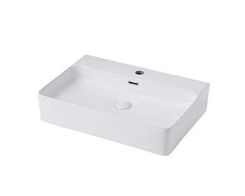 Раковина накладная ABBER Rechteck AC2201 белая