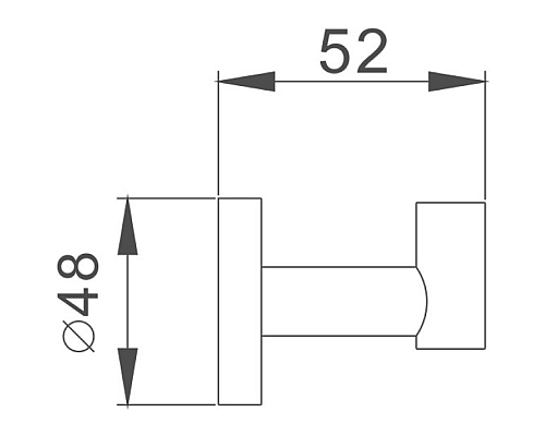 Крючок Haiba HB1705-1 Хром