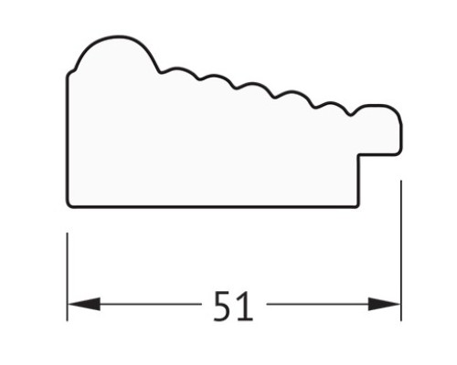 Зеркало Evoform Definite 49х39 BY 1346 в багетной раме - Сухой тростник 51 мм