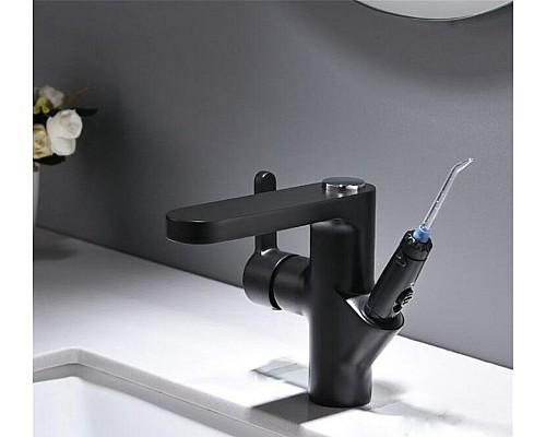 Смеситель для раковины Bronze de Luxe Optima 10188B Черный матовый