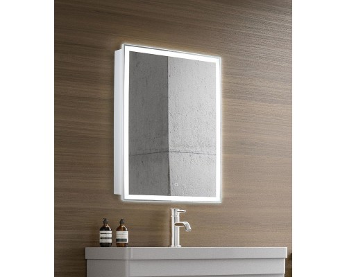 Зеркальный шкаф Azario Киото 60 LED-00002359 с подсветкой Белый