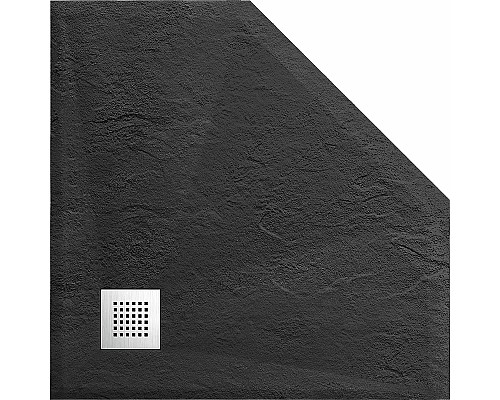 Душевой поддон из искусственного камня Vincea 90x90 VST-4SP9090A Антрацит