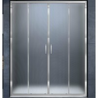 Душевая дверь Vincea Alpha 180 VDS-3AL2180MT профиль Хром стекло текстурное