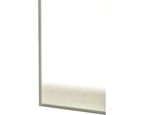 Зеркало Sintesi Kanto 70 SIN-SPEC-KANTO-CROMO-70 с подсветкой Хром матовый с сенсорным выключателем