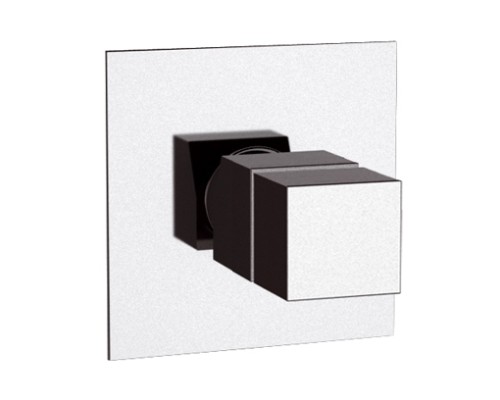 Смеситель для ванны Remer Qubica Thermo QT30 с термостатом Хром