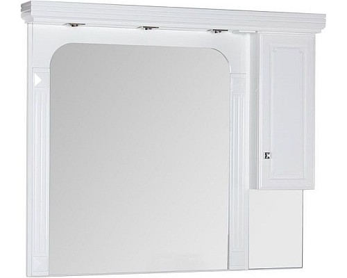 Зеркало-шкаф Aquanet Фредерика 140 белый