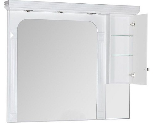 Зеркало-шкаф Aquanet Фредерика 140 белый